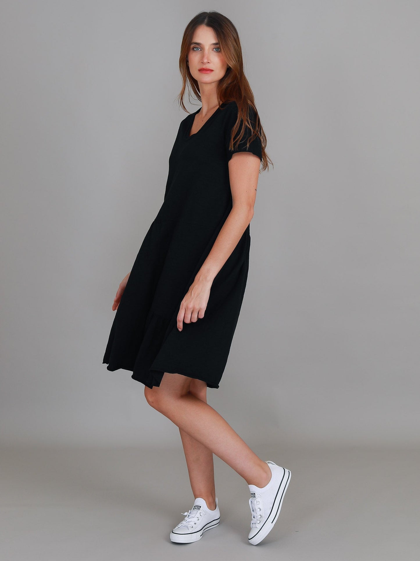 LENA® ELEGANT TIERED DRESS