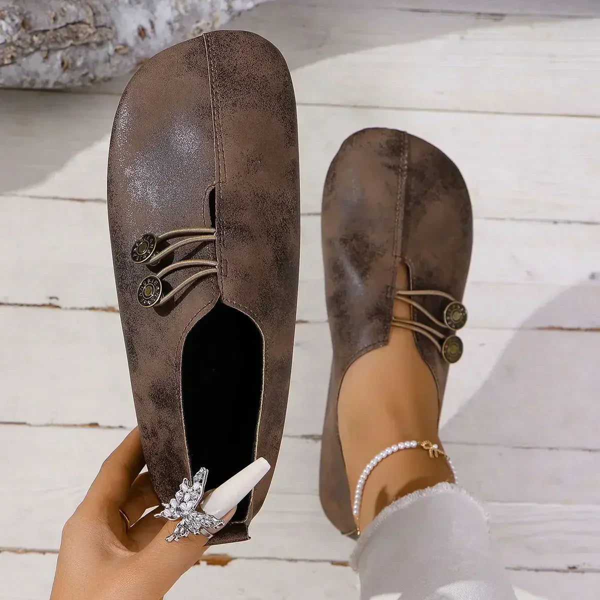 RACHEL® SOFT SUEDE ORTHOPEDIC LOAFERS