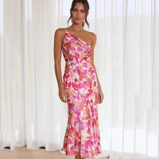 ELIZE® DRESS WITH ONE-SHOULDER STRAP